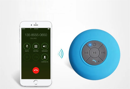 Mini Bluetooth Speaker Shower Subwoofer suction cup