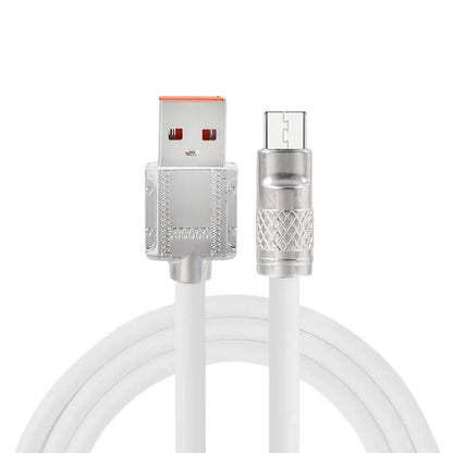 120W 6A Super Fast Charge USB Type C Liquid Silicone Cable