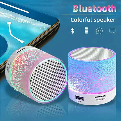 New Bluetooth Mini Speaker Wireless Speaker Colorful LED