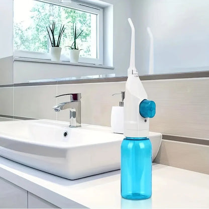 Household High Pressure Oral Irrigator Portable Teeth Clean Water Dental Floss Manual High Pressure Water Toothpick