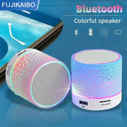 New Bluetooth Mini Speaker Wireless Speaker Colorful LED