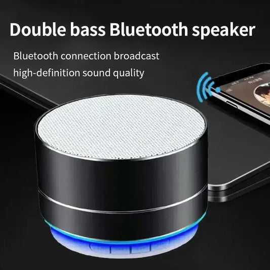 Portable Wireless Bluetooth Speaker,Mini Outdoor Speakers,TF Card,Music Surround Speaker,HD Voice Shocking Bass,A10