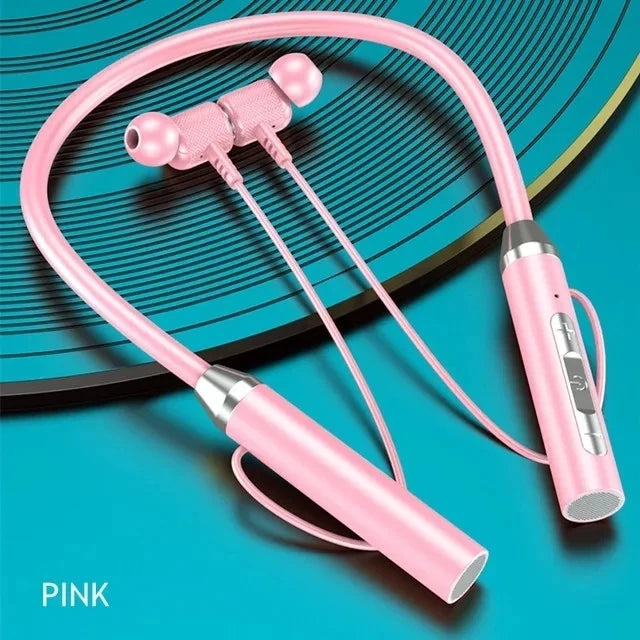 Wireless Headphones Bluetooth 5.0 Neckband Earphones Silicone Hifi 9D Stereo Sports Headset Halter Waterproof Magnetic Earbuds