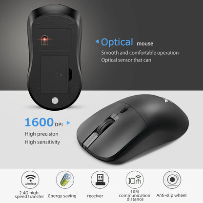 2.4G Wireless Mouse Ergonomic Gaming Mouse