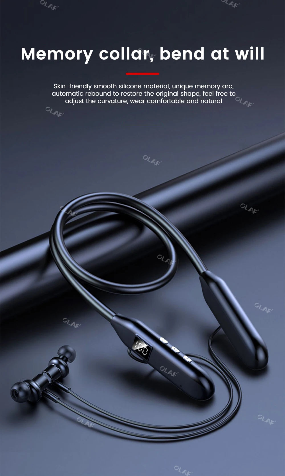 Sy8 Wireless Earphones Bluetooth 5.3 Neckband