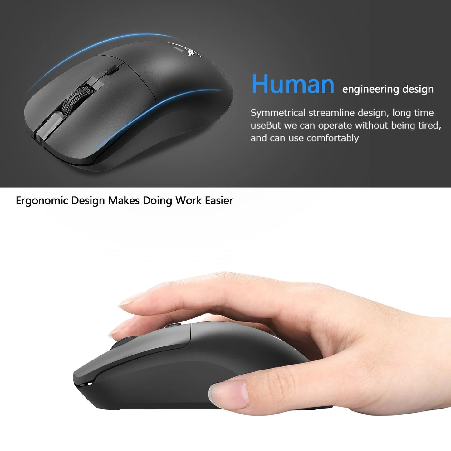 2.4G Wireless Mouse Ergonomic Gaming Mouse