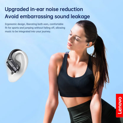 Lenovo XT80 Sports Wireless Earphones with Mics,Button Control, LED Power Display,Hifi Stereo Sound Bluetooth 5.3 TWS Headphones